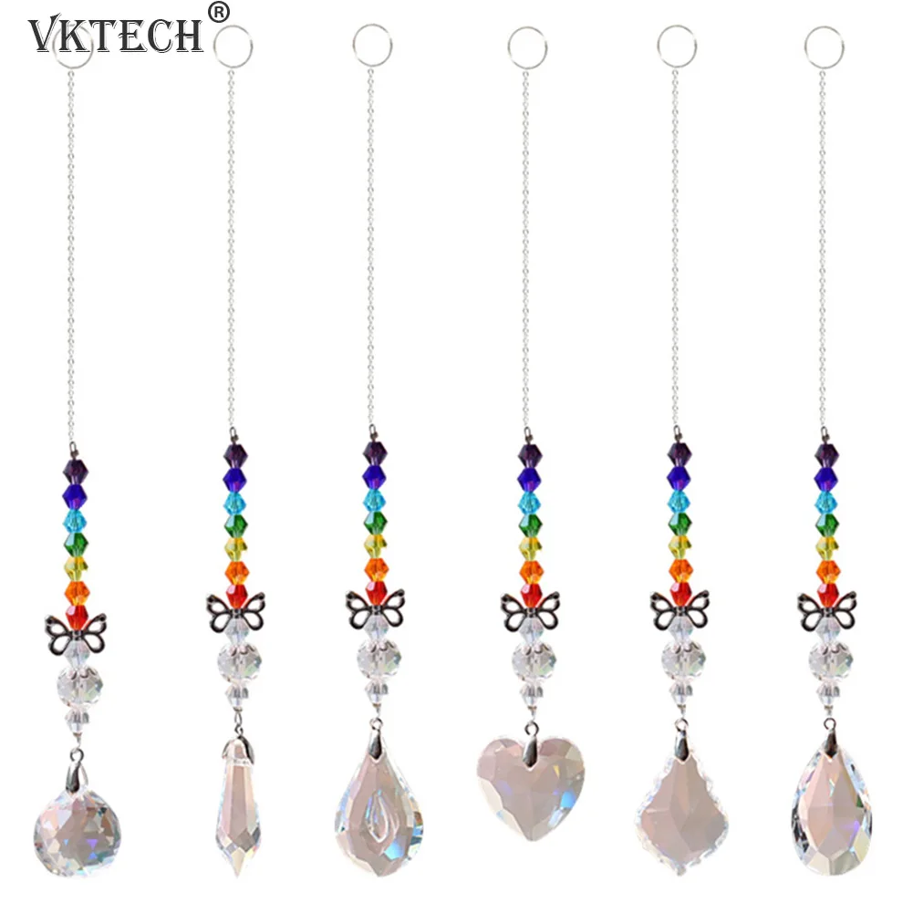 Хрустальный шар Призма украшения чакра бусины Радуга привлекательный Люстра