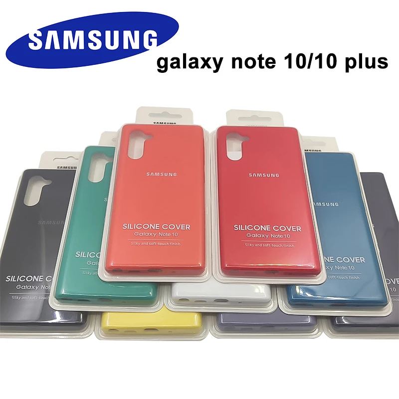 Samsung Note 10 Plus чехол шелковистый мягкий жидкий силиконовый Оригинальный Стильный