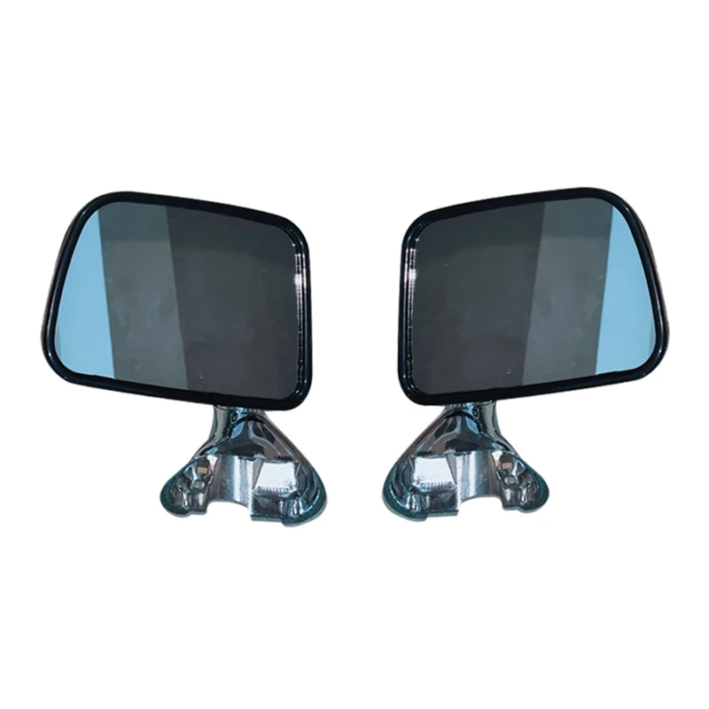 

1 Pair Door Electroplating Mirror Rearview High Definition Adjustable Waterproof Compatible with Hilux 1989 1998-2005