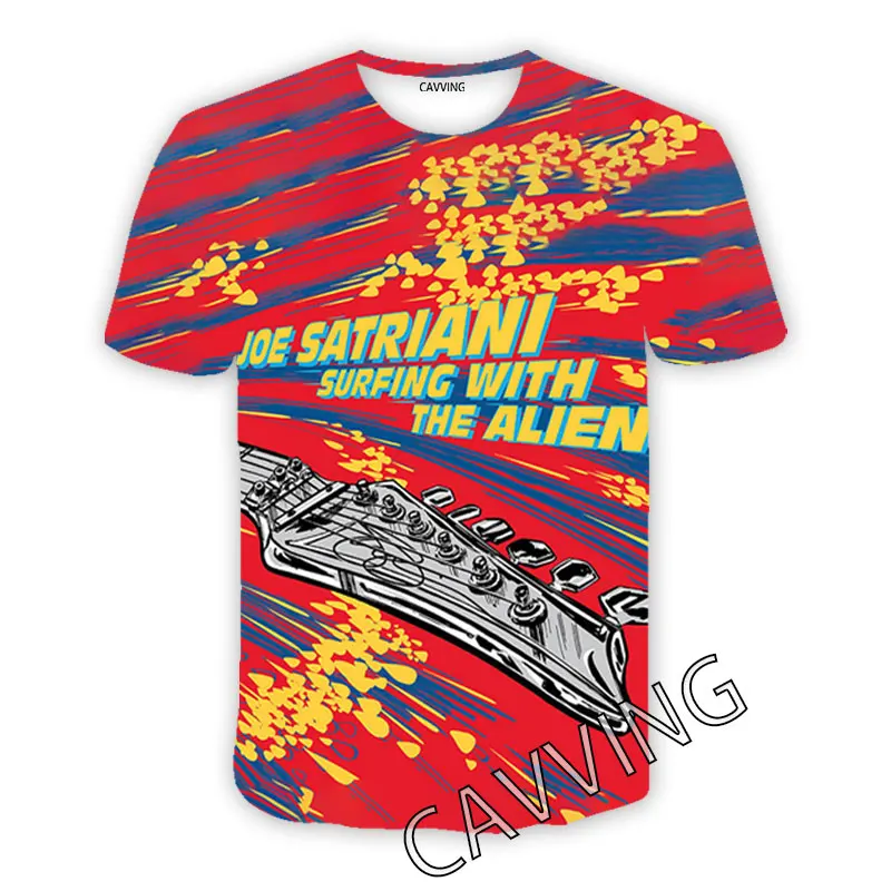 Новые модные женские/мужские повседневные футболки Джо сатриани с 3D принтом в