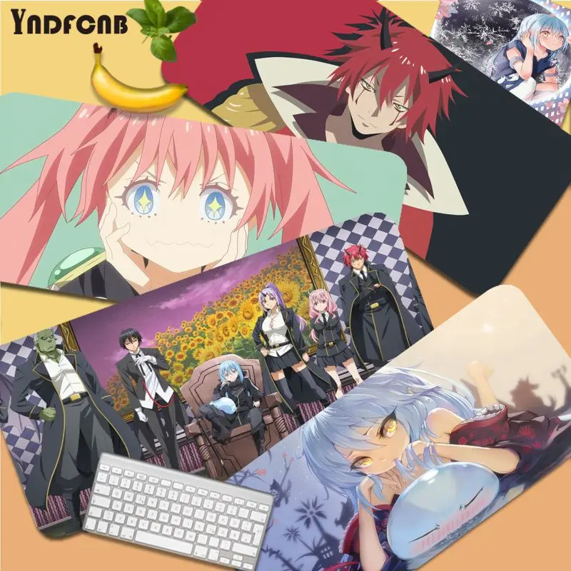 

YNDFCNB That Time I Got Reincarnated as a Slime Mouse Desktop Mousepad Size for for Cs Go LOL Game Player PC Computer Laptop