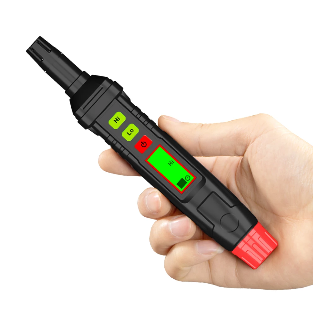 

Combustible Gas Detector Pen with Visible Audible Alarm Flammable Natural Gas Tester Automatic Shutdown Detection Device