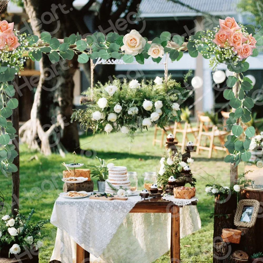 2 м искусственные листья эвкалипта Виноградная лоза зеленая гирлянда Свадебная