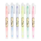 Маркер-ручка ярких цветов, 2 шт.лот, с двумя наконечниками