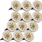 Открытый солнечной энергии наземный светильник палуба светильник s с 420 светодиодный потолочный светильник для дома двор подъездных дорожек га Водонепроницаемый садовая дорожка