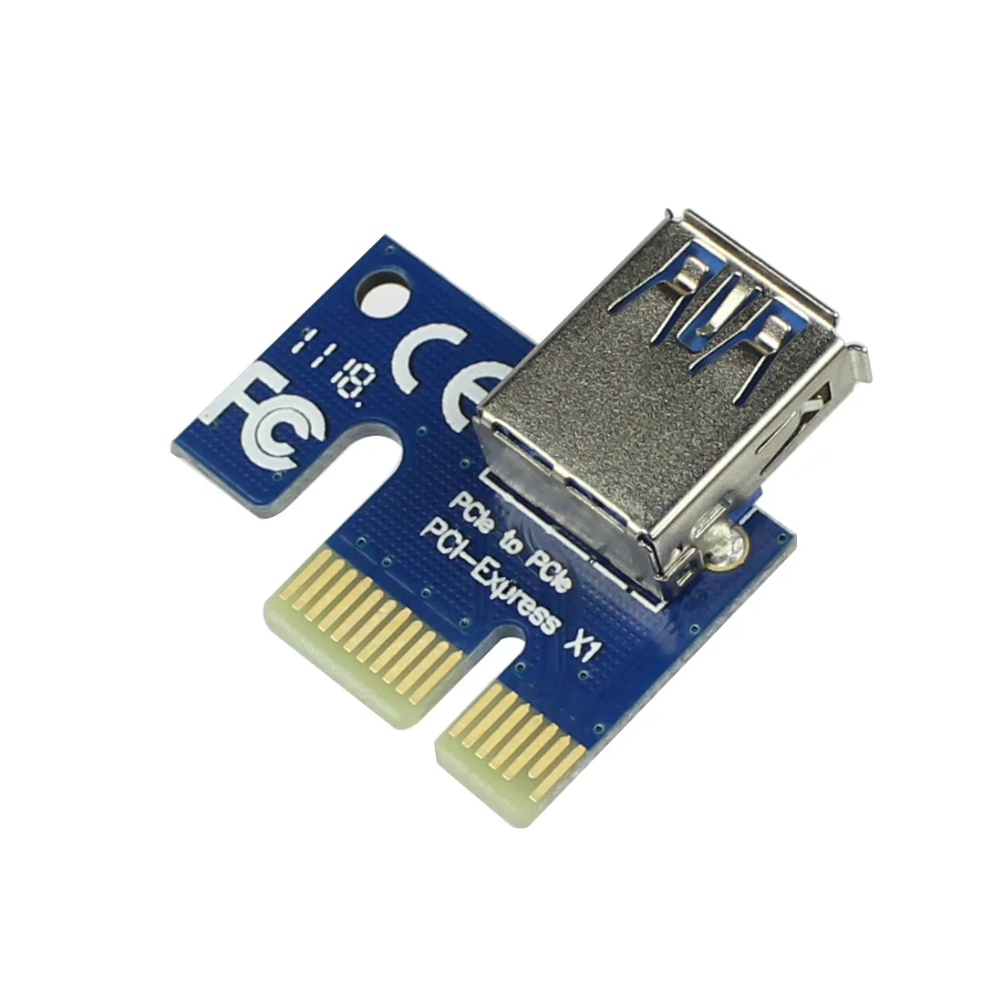 PCI-E Raiser PCI E Express 1X To 16X Riser Card USB 3 0 SATA до 6Pin кабель питания адаптер для расширения