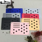 Автомобильный напольный коврик, накладка на ножную педаль, нескользящий коврик, накладка из сплава, противоскользящая вспомогательная накладка, универсальные аксессуары для интерьера