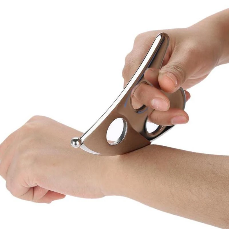 

Myofascial Massage Tool Physical Therapy Tools for Self Fascia Release and Pain Relief Stainless Steel Muscle Board