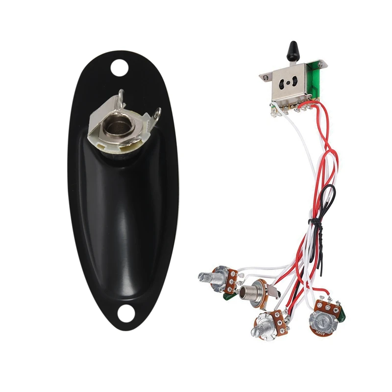 2 комплекта гитарных аксессуаров: 1 набор 1/4 дюйма гитарный выход моно джек штекер