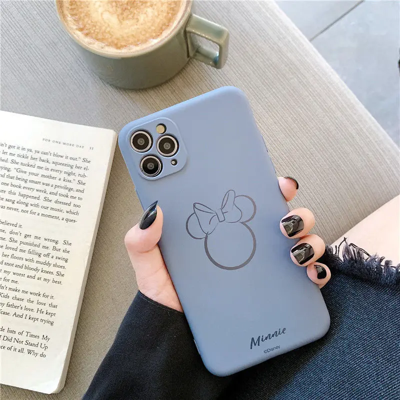 

Disney Mickey phone case for iphone x xsmax xr iphone11/12 proMax cute cartoon couple phone case