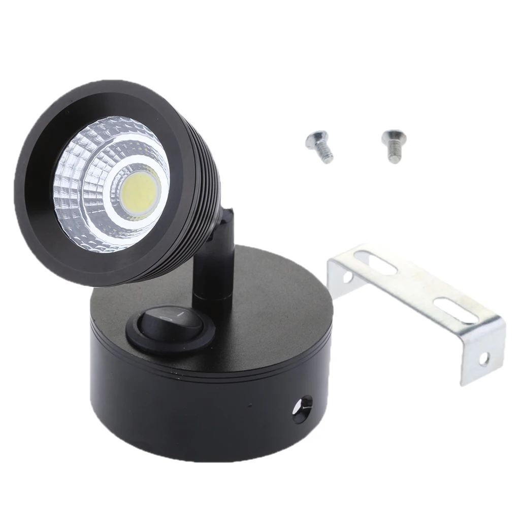 Лодка 12V LED чтение поворотный свет 6000K настенное крепление для морской каюты RV |