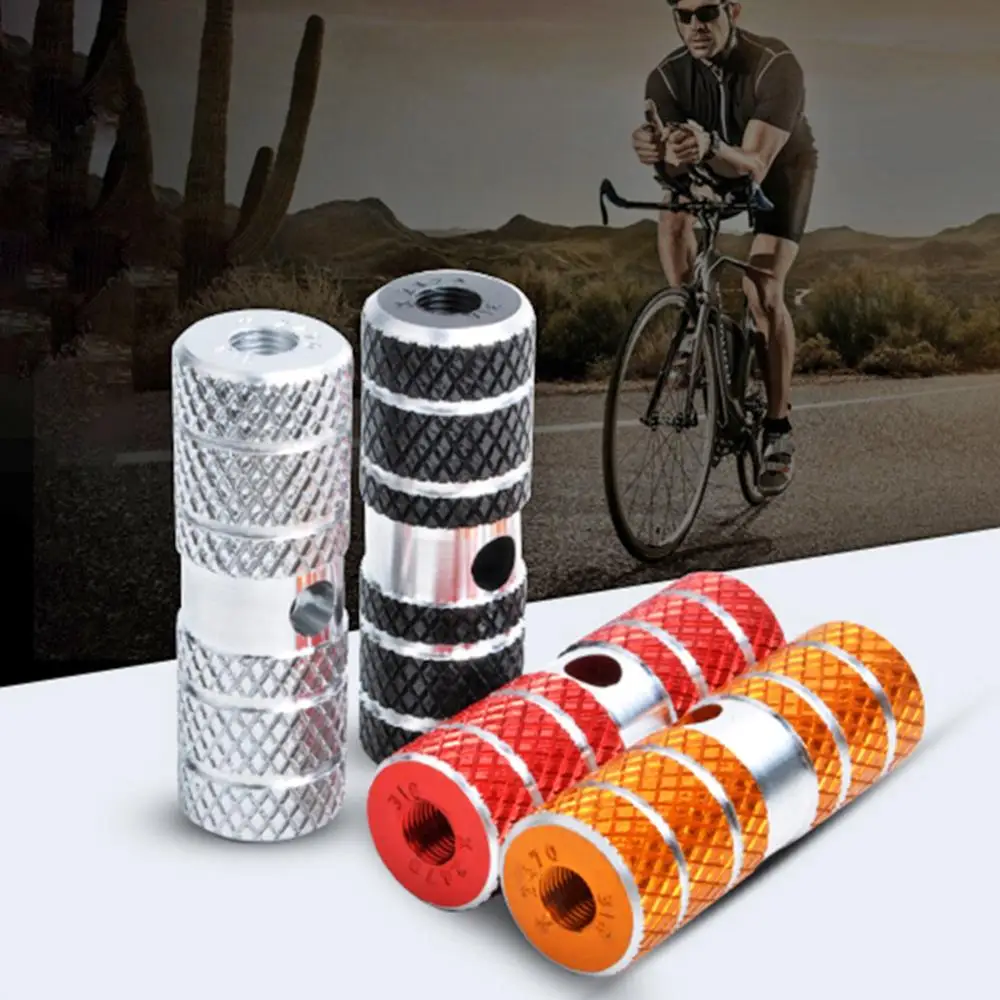1 Pair Mountain Bicycle Aluminum Alloy MTB Bike Pedals Cylinder Axle Foot Pegs педали для велосипеда подножка | Спорт