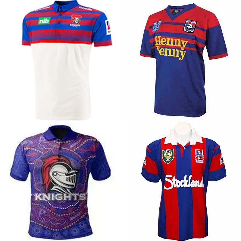 

2021 Newcastle Knights Rugby Training POLOS Retro Sportswear MEN'S JERSEY Tops Sport Shirt Size S-5XL