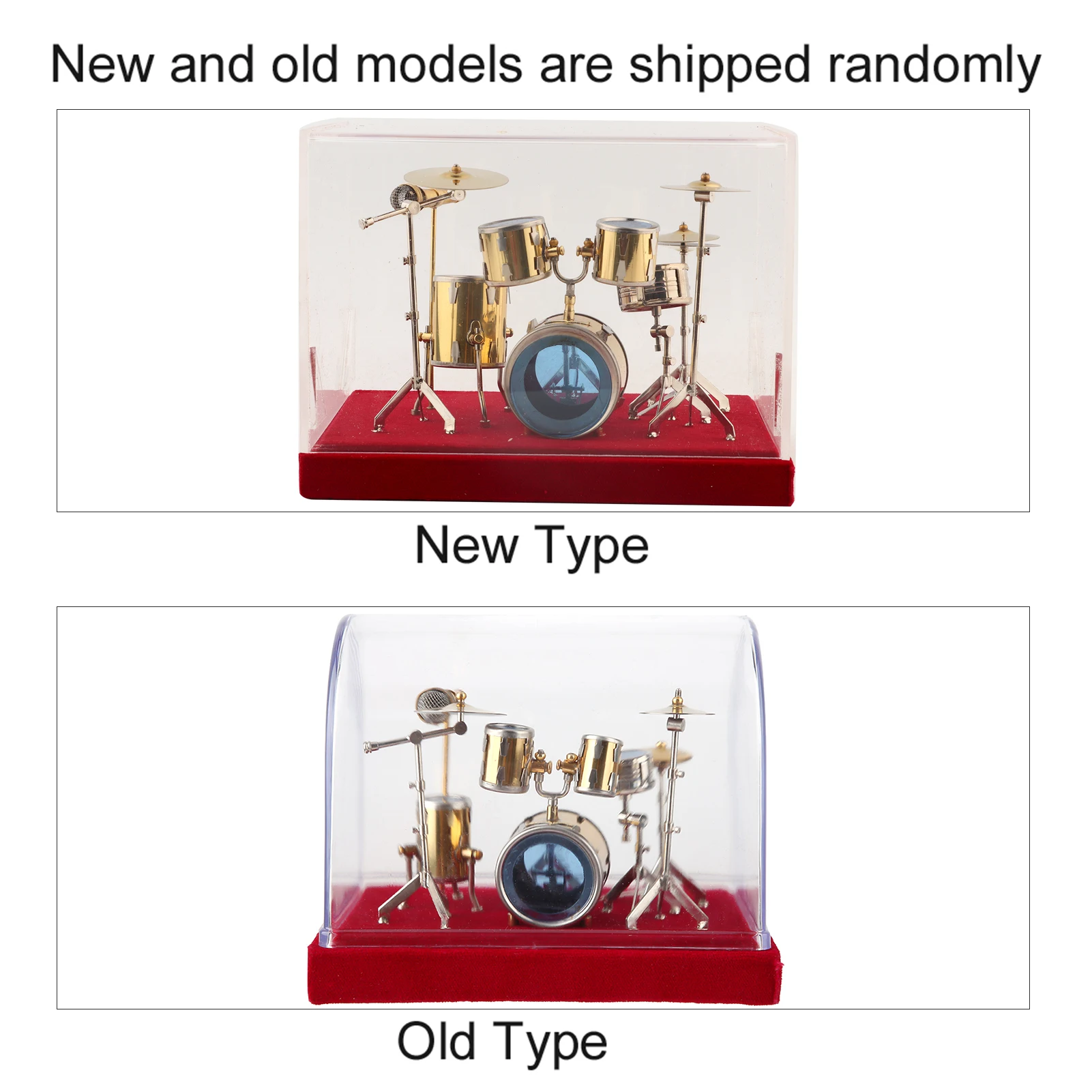 Миниатюрный музыкальный инструмент набор моделей барабанов 14/18 см миниатюрные