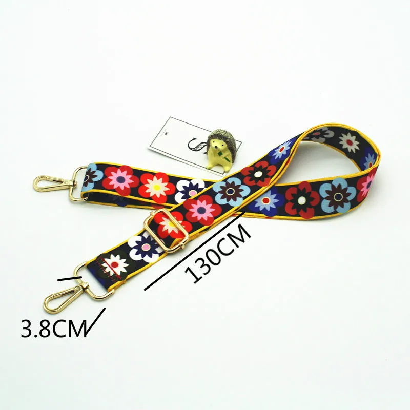 Цветной ремешок для сумок широкий сумки на плечо сменный аксессуар регулируемый