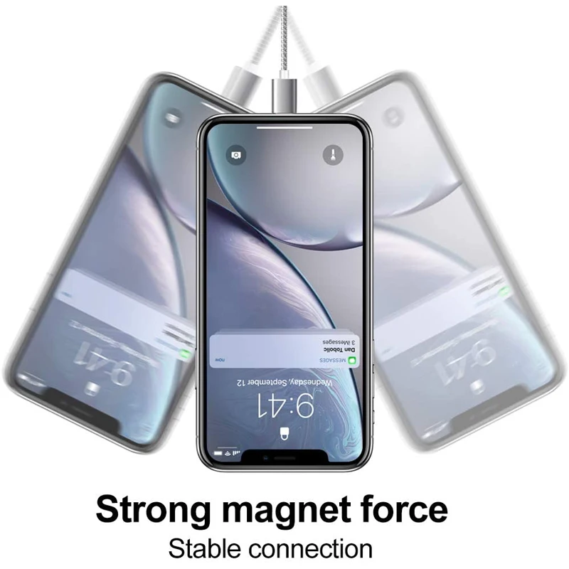 Micro USB Magnetic Charger Cable For Android Samsung Huawei LG G7 Sony MOTO Magnetic Wire For Xiaomi Oppo Zte Vivo X23 Cable
