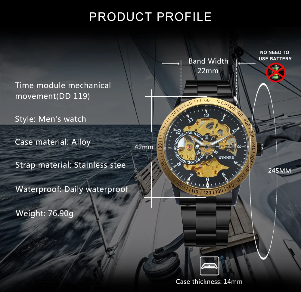 

2021 New Winner Luxury Sport Clock Men Automatic Watch Skeleton Military Mechanical Watch Relogio Montre Brand Mens Wristwatch