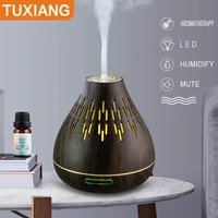 tuxiang household air humidifier bedroom essential oil diffuser ultrasonic aromatherapy machine wood grain micro atomizer