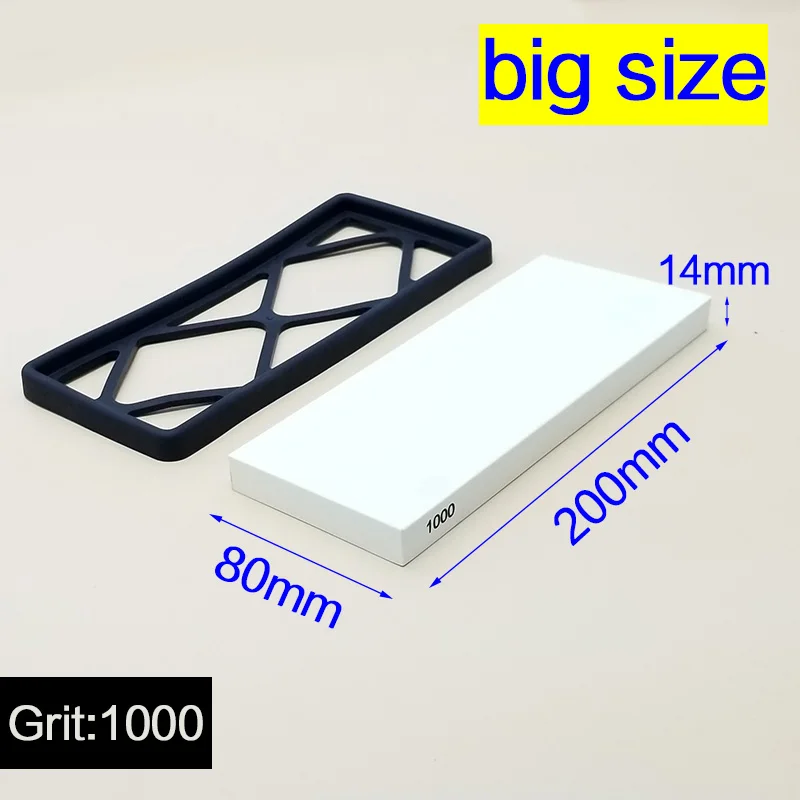 1000 GRIT BIG SIZE 1 шт., 400, 1000, 3000#, кухонный инструмент, точилка для ножей, точильный камень, точильные камни для ножей, система Точилки для ножей, водный камень - Цвет: 1000 GRIT BIG SIZE