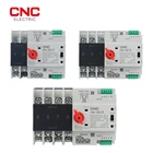 CNC YCQ4-100E Series 2P 3P 4P Din Rail ATS Dual Power автоматический переключатель, электрические переключатели непрерывного питания