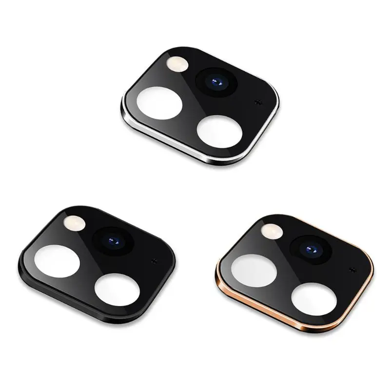Металлический чехол для объектива камеры iphone X XS Max Seconds изменить iPhone 11