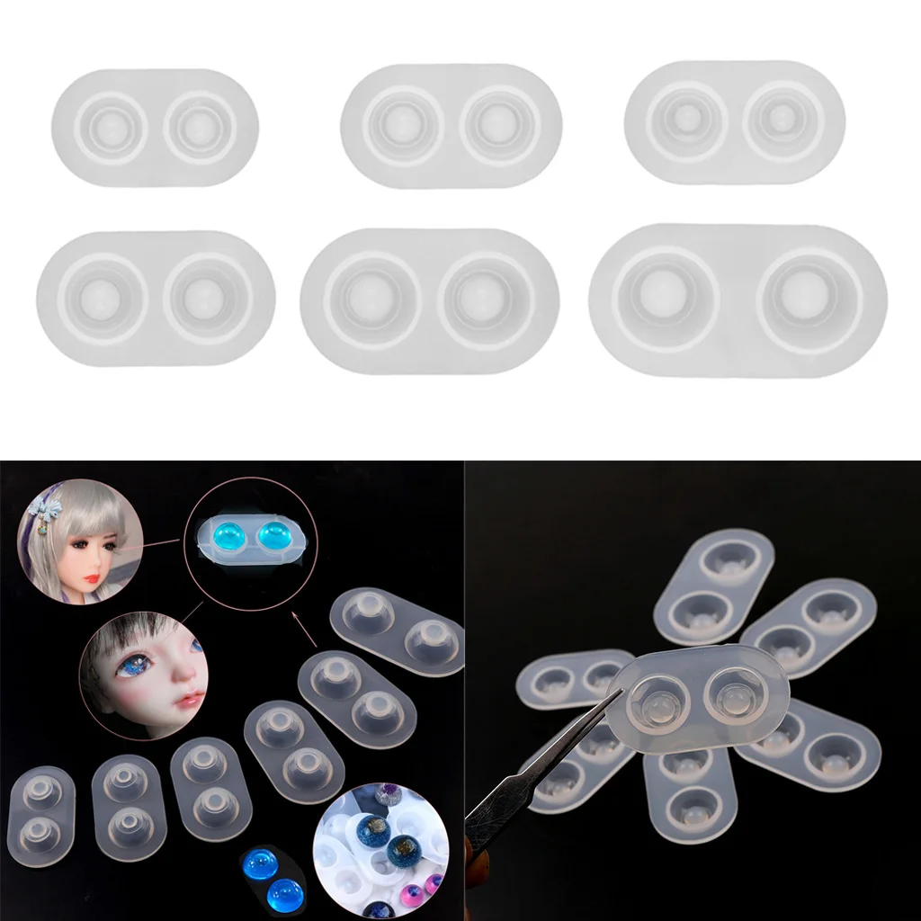Форма для глаз BJD силиконовая форма из смолы sd 6 шт.-14 мм 16 18 20 22 | Игрушки и хобби