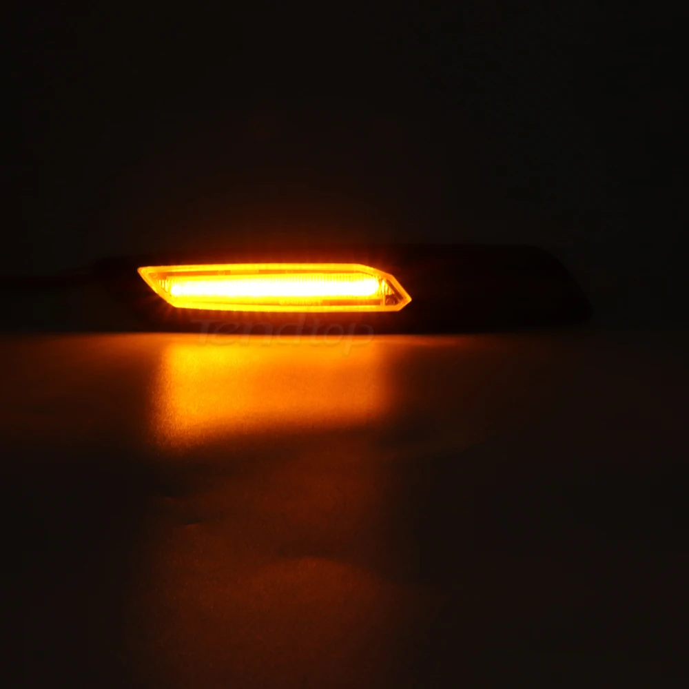 Оранжевый светодиодный автомобильный передний боковой габаритный индикатор для