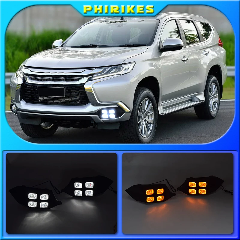 4 глаза супер яркие автомобильные аксессуары ABS 12 В светодиодные дневные ходовые