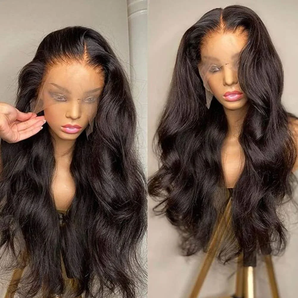 HD Lace Front Wigs Human Hair Body Wave Lace Front Wigs 13x4 Frontal Wigs Human Hair Wigs for Black Women 180% Transparent hair