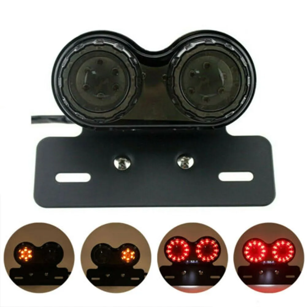 

Motorcycle LED Turn Signals Brake Light License Plate Integrated Tail Lamp Rear Lights Lamp Accessories