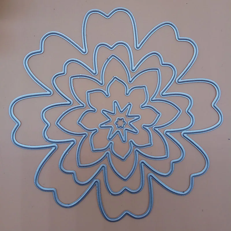 Большая рамка с цветами 12 см выход 2018 новые Вырубные штампы для скрапбукинга