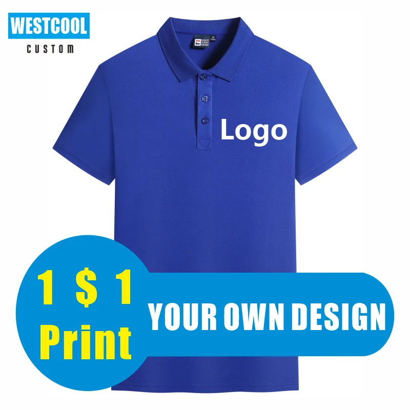 Летняя повседневная мужская и женская недорогая рубашка-поло WESTCOOL с коротким