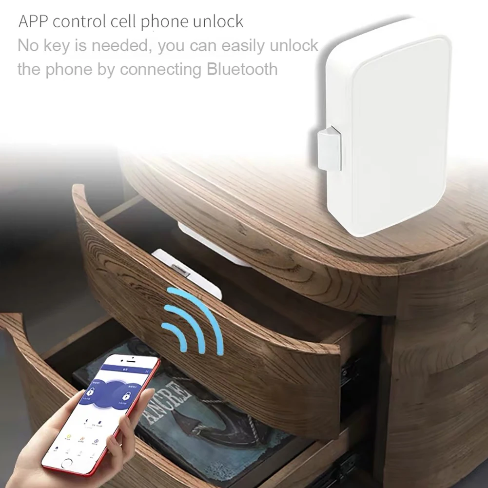 

Intelligent Electronic Bluetooth Lock Wireless App Control File Lock Shoe Storage Cabinet Lock Drawer Furniture Lock
