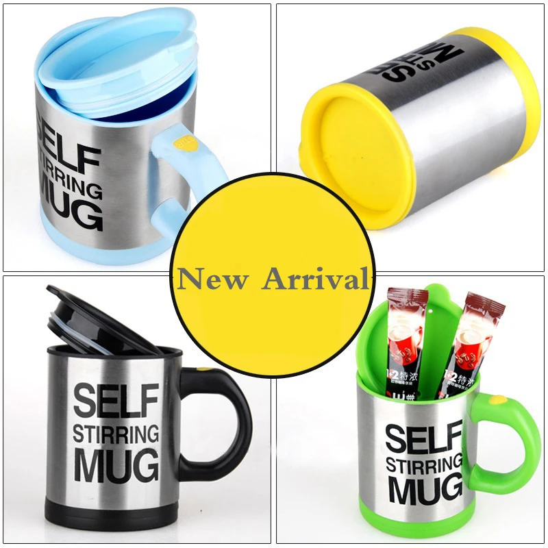 

400ml Automatic Self Stirring Mug Coffee Milk Mixing Mug Stainless Steel Thermal Cup Electric Lazy Double Insulated Smart Cups