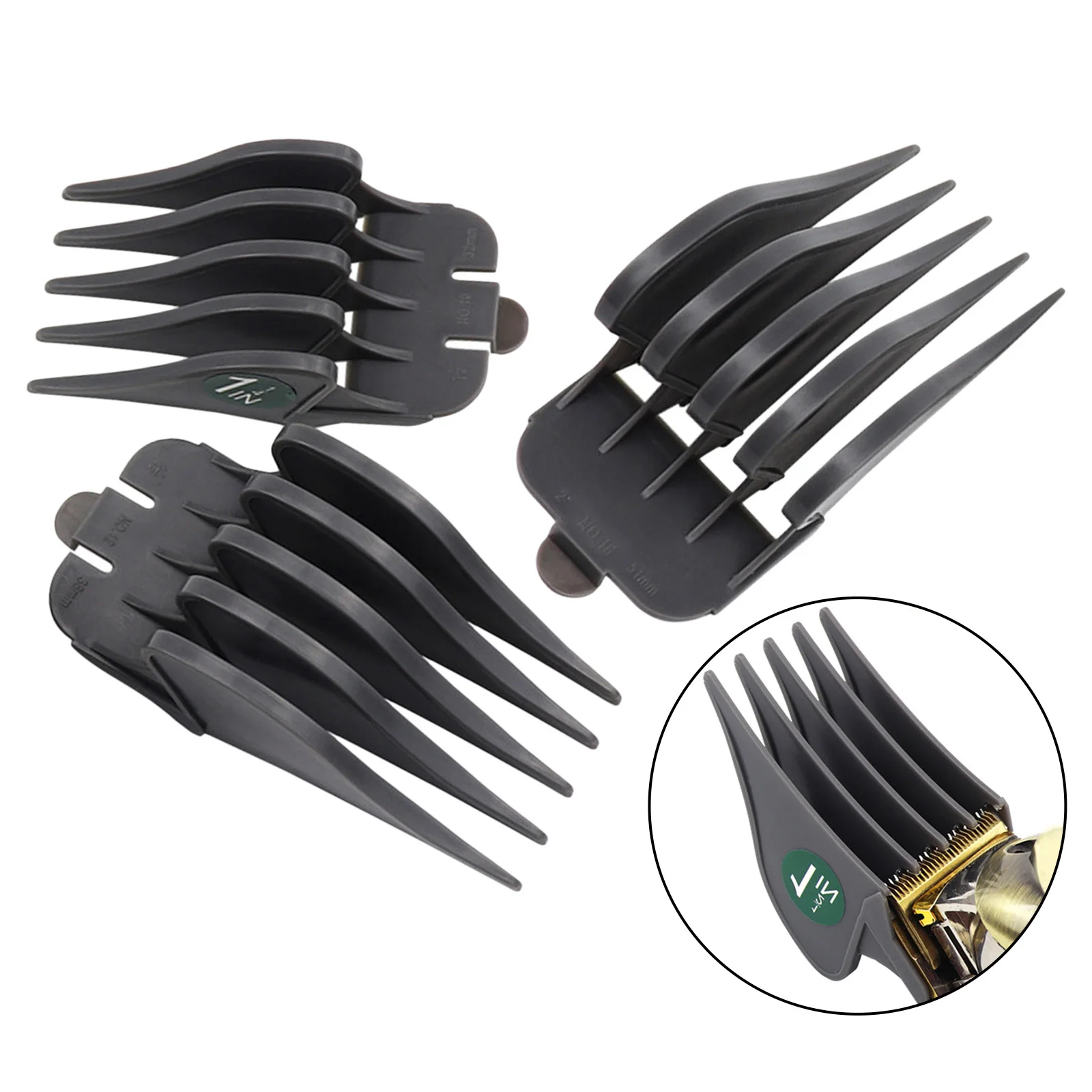 

3pcs Guide Combs 32mm 38mm 51mm Replacement Great for Stylists Beard Trimmer