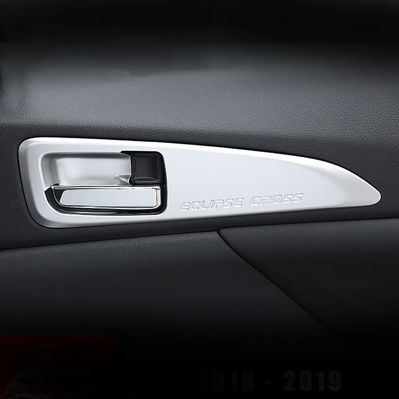 

For Mitsubishi Eclipse Cross 2018 2019 Car Interior Door Handle Bowl Cover Trim Catch Frame Bezel Molding Garnish Surround