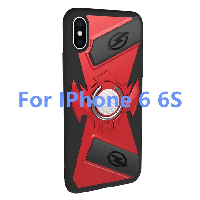 red for 6 6s Pubg игровой геймпад кнопочный джойстик мобильный чехол для iPhone X XS 7 8 6 6S Plus телефон игровой Бесплатный огонь L1 R1 джойстик аксессуары - Цвет: red for 6 6s