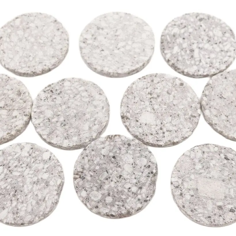 10 PCS 40mm Coin Maifan Stone 100% Natural Maifanite Lonic Alkaline Water