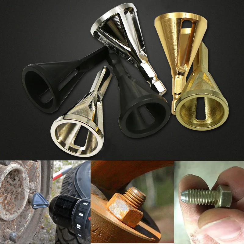 Треугольная ручка с шестью отверстиями инструмент для удаления заусенцев сверло