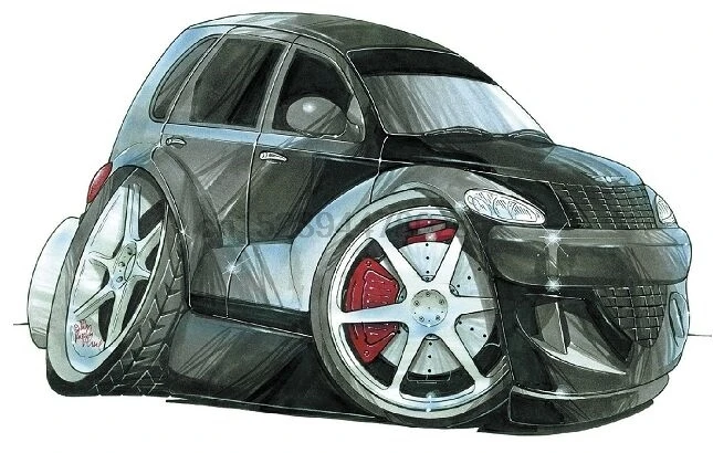 Chrysler PT Cruiser футболка с рисунком Koolart 1201 больше цветов в наличии| |