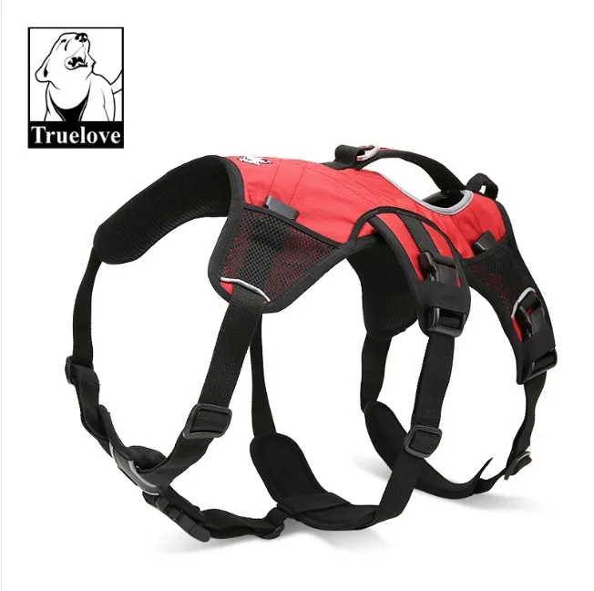 

Truelove Pet Backpack Carrier Harness and Bag Space Waterproof Detachable Large Two Used for Outdoor Walking Hiking dog Supplies