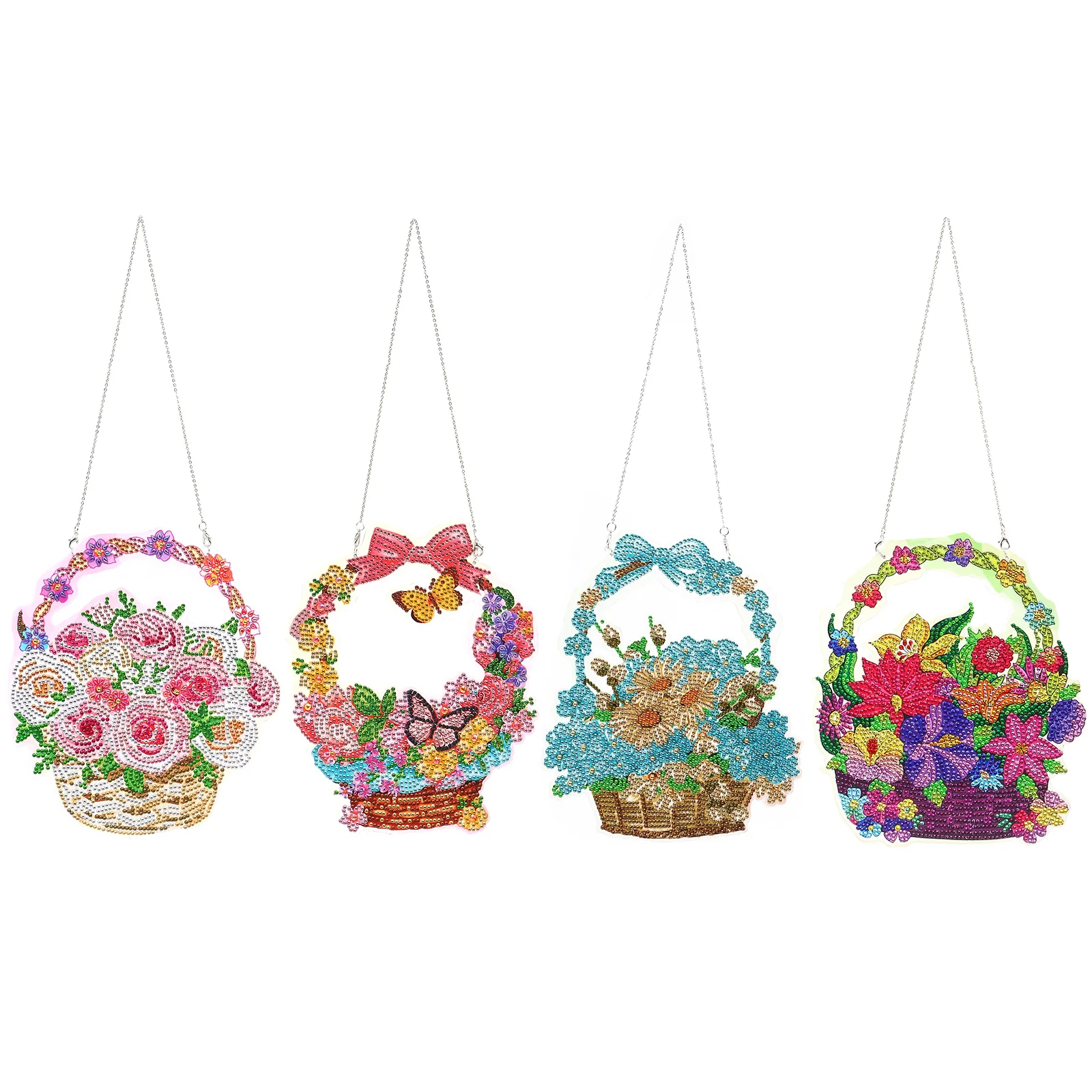 

Набор для алмазной вышивки Стразы с корзиной цветов