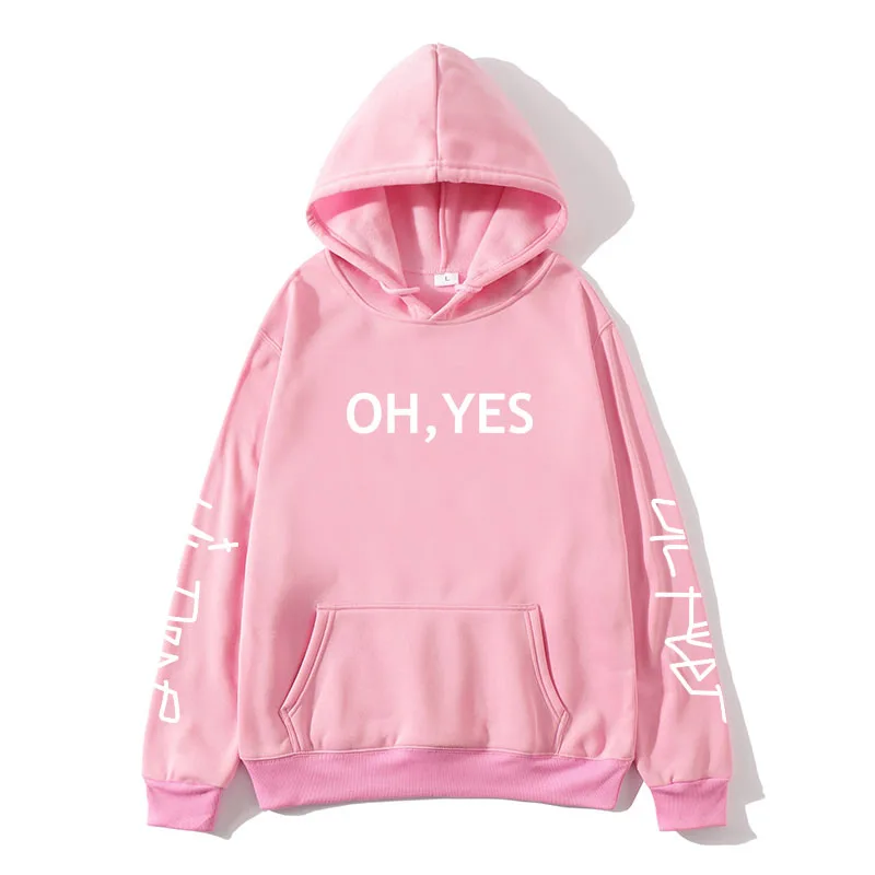 Oh yes Hoodies Sweatshirts 2020 Women Casual Kawaii Harajuku Fashion Punk for Girls Clothing European Tops Korean