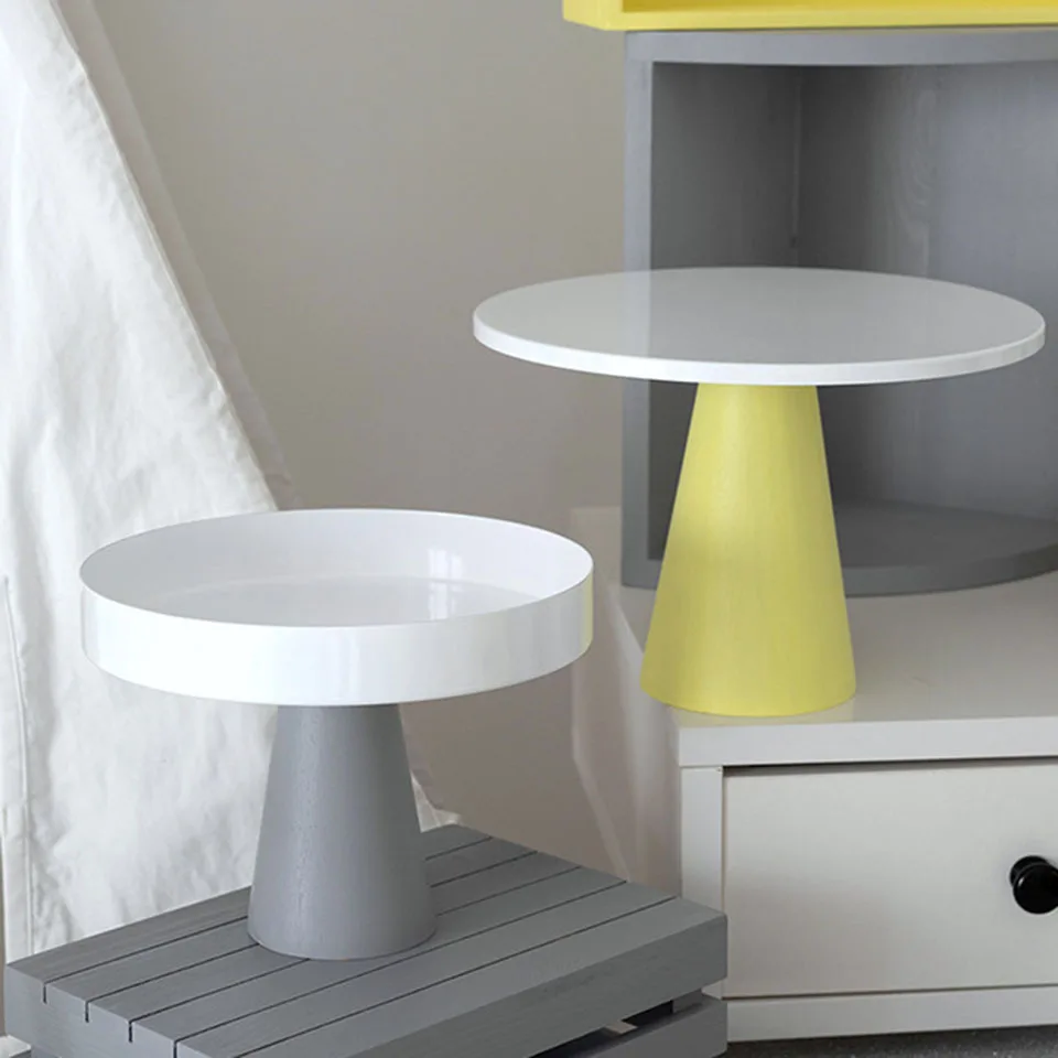 Цветная подставка для торта Msjo деревянная стойка с кованой железной десертной