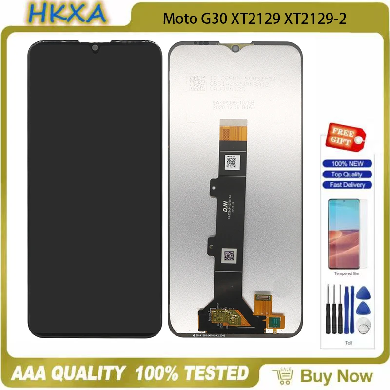 100% протестированный 6 5 ''ЖК-дисплей с сенсорным экраном для Motorola Moto G30
