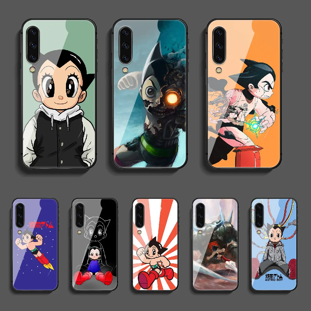 

Astroboy Cartoon Phone Tempered Glass Case Cover For Samsung Galaxy A 3 5 7 10 20 20E 21S 30 30S 40 50 51 70 71 S Soft Silicone