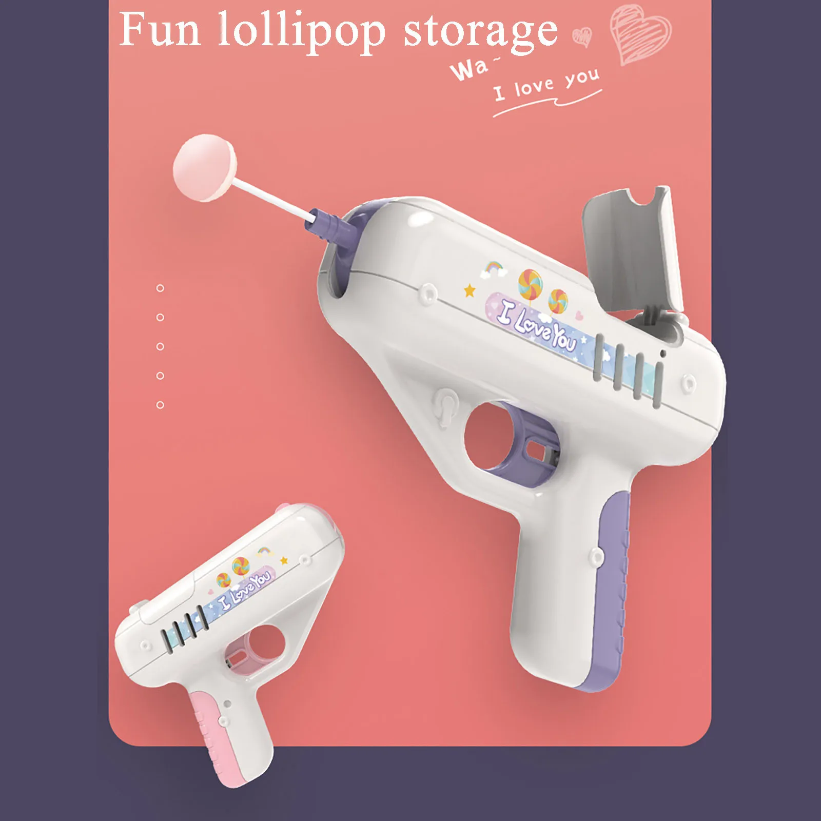 

Children's toy girlfriend gift candy gun surprise lollipop gun the same creative gift for boyfriend