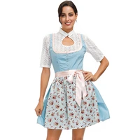 oktoberfest dirndl costume carnival tavern wench waitress maid bar outfit cosplay halloween fancy party dress