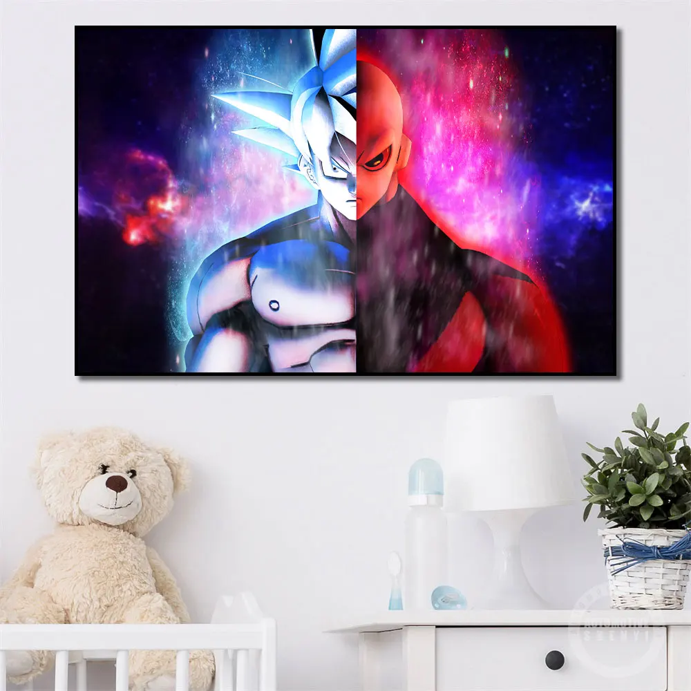

Dragon Ball Goku OK Superhero Poster Wall Art Decoration Anime Canvas Painting Cuadros Mural Home Kids Room Decor