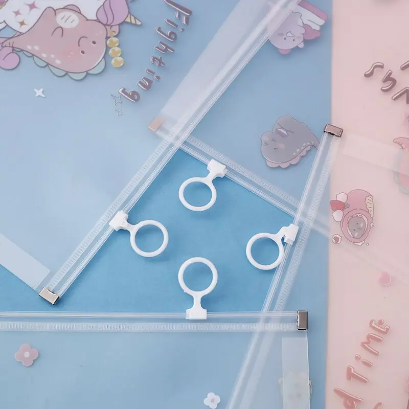 

1PC Kawaii Creative Fighting Unicorn A4 PP Zipper File Folder Bag Document Paper Organizer Storage Bags School Office Stationery